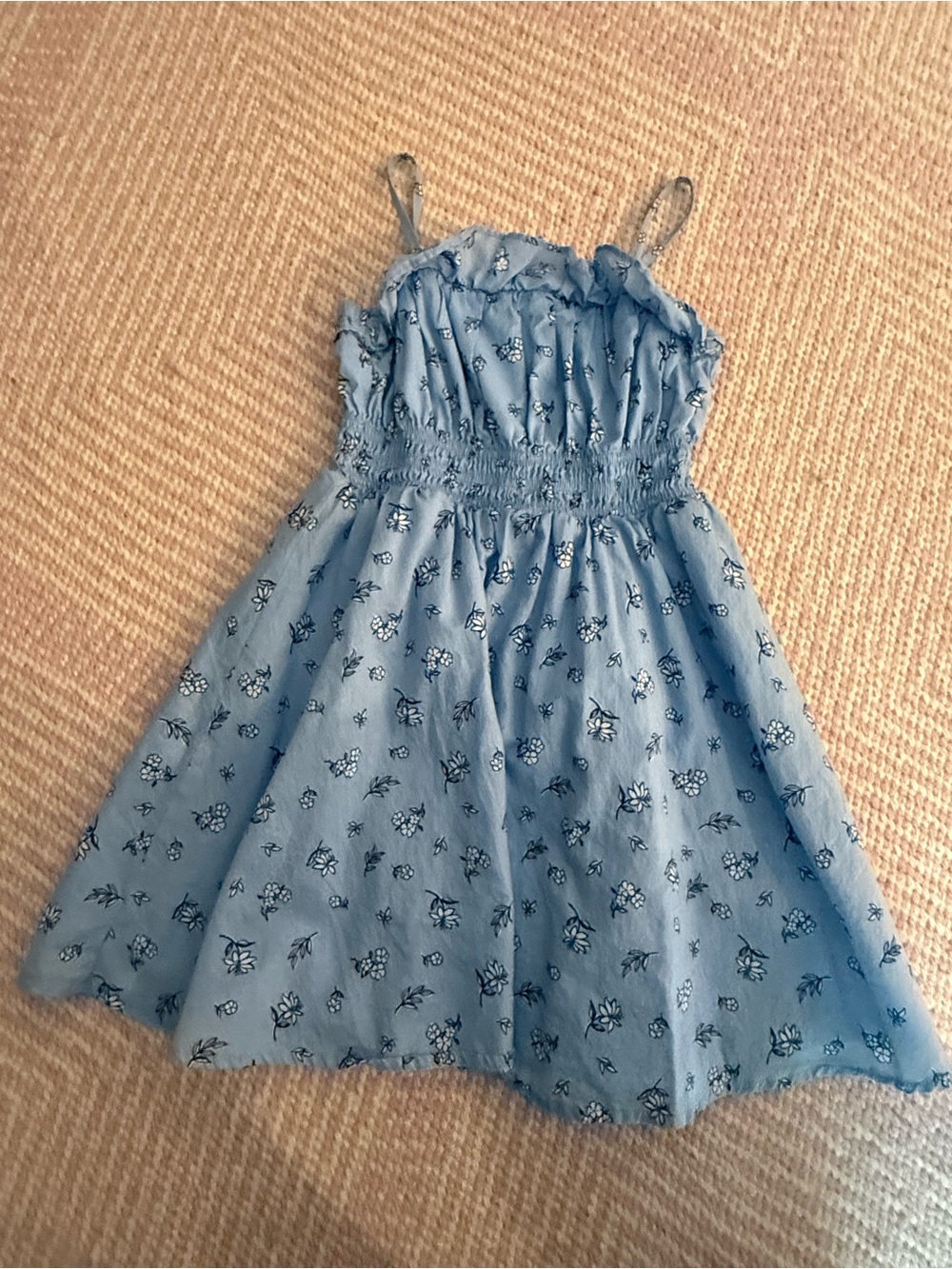 Janie and Jack Blue Floral Dress size 5